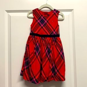 NWT- Tommy Hilfiger Girl Plaid Dress 2T